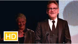 Kenneth Branagh and Judi Dench on theatre, jokes, critics: excellence in film award 2016