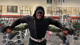 Prépa Mr Olympia 2019, week 5: Entraînement de DELTS avec SHAWN RHODEN et Charles GLASS