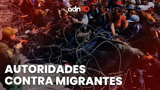 300 migrantes intentaron cruzar a EEUU, autoridades mexicanas no lo permitieron