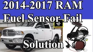 Alternative solution to the dreaded fuel level sensor failure on 2014 to 2017 Dodge RAM