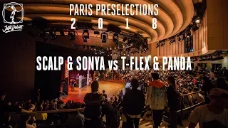Paris preselections - Popping semi final : Scalp & Sonya vs T-Flex & Panda