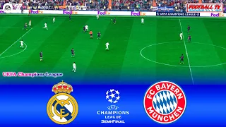 Real Madrid vs Bayern Munich - UEFA Champions League 2024 Semi-Final - EA FC 24 Gameplay PC