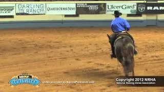 Whizzin On A Star ridden by Yonathon Baruch - 2012 NRHA Futurity (First Go)