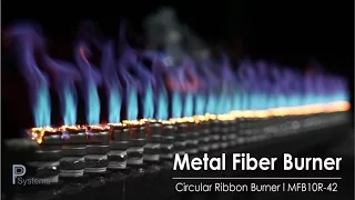 SPEAR-BLUE ® FLAME l Blueflame Circular Ribbon Gas Burner MFB10R-42 l PP Systems