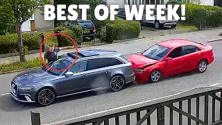 BEST OF WEEK - Road Rage,Instant Karma, Bad Drivers, Crashes, Karens, Cops on Time, Brake Check 2024