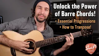 3 Essential Bar Chord Progressions & How to Transpose Them!