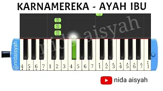 NOT PIANIKA AYAH IBU | NOT ANGKA PIANIKA SUATU SAAT NANTI KAN KU GANTIKAN TUGASMU AYAH KARNAMEREKA