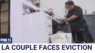 LA couple, shoeshine man and housekeeper, face eviction