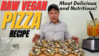 My Ultimate Raw Vegan Pizza Recipe that Improves Gut Health