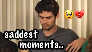 Dylan O’Brien SADDEST moments