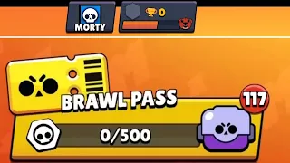 ALL 117 BRAWL PASS REWARDS ON 0 TROPHIES ACCOUNT