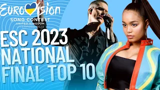 UPDATED | ESC 2023 | National Finals | Top 10