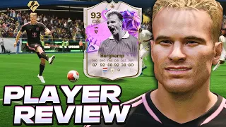 DESCULPA MBAPPÉ... SE EU TIRAR ELE, VOCÊ VAI RODAR! | BERGKAMP 93 - ICON FB PLAYER REVIEW I FC 24