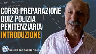 Introduzione al corso preparazione quiz Polizia Penitenziaria