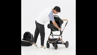 Premium Baby Stroller 3-in-1 with Car Seat Travel System Set