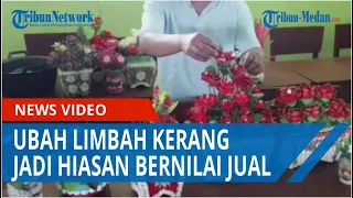 Ibu ibu Kreatif Marelan Ubah Limbah Kerang jadi Hiasan Indah Bernilai Jual