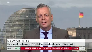 Corona LIVE: Pressekonferenz mit Ziemiak nach der CDU-Gremiensitzung.