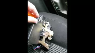 How to open a VW rear door that is locked and won't open at all