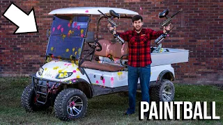 Paintball Golf Carts GONE WRONG! *NEW UNIT*