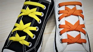 How To Tie ShoeLaces - Creative Ways to Fasten Tie Your Shoes Tutorial Step by Step, #139