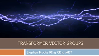 Transformer vector group
