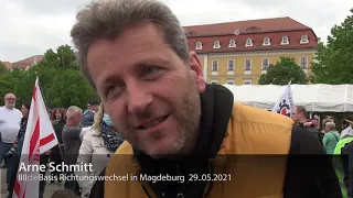 "Freiheit" - Arne Schmitt (Piano Across The World) in Magdeburg vor der Wahl 29.05.2021