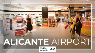 Alicante Airport 2022 | 4K Walking Tour of Alicante Airport Duty Free