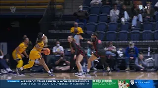 Jayda Curry FILTHY Stepback 3, Looking Like STEPH CURRY! | California Golden Bears