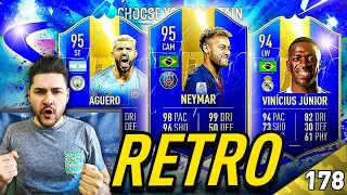 ATAC FABULOS IN RETRO DRAFT LA FIFA 19 TOTS AGUERO & NEYMAR!!!!!