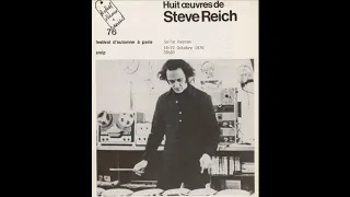 "Music for 18 Musicians" - COMPLETE  Live in Paris 1976 - Steve Reich