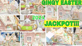 NEW! 2024 SPRING EASTER DECOR SHOP WITH ME! GINGERBREAD JACKPOT!  #easterbunnydecorseries #trending