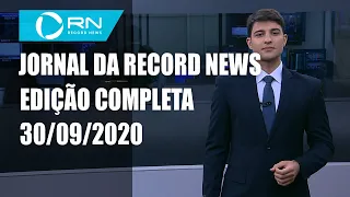 Jornal da Record News - 30/09/2020