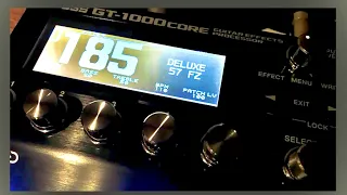 Boss GT 1000 Core : Fender Deluxe Sounds