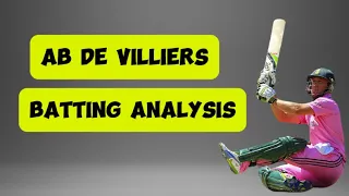 Cricket Analysis: AB De Villiers Batting Style And Technique Analysis: Mr 360