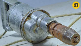 Electric Drill Restoration | Very Old Drill Restoration