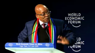 Jacob Zuma, President of South Africa at #af15