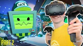 MEETING JACKSEPTICEYE IN VIRTUAL REALITY | Vacation Simulator VR (HTC Vive Pro Gameplay) Part 2