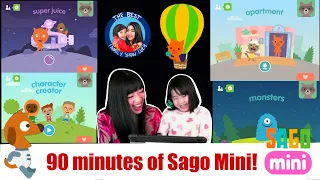 90 minutes of Sago Mini World fun | Best of Ella and Mommy's gameplay