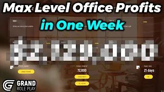I Bought a $70,000,000 Office.. How Much Money Will I Make (Grand RP)