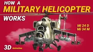 Russian Mi 24 Helicopter | How a Military Helicopter Works #russianhelicopters #ukrainewar #kherson