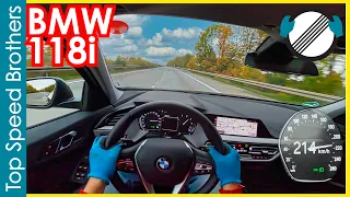 BMW 118i F40 (2020) AUTOBAHN POV TOP SPEED 🚀