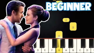 La La Land - Mia & Sebastian's Theme | Beginner Piano Tutorial | Easy Piano