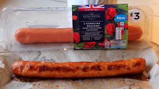 Extra Special 2 Carolina Reaper Pork Footlong Sausages | New | ASDA | Food Review