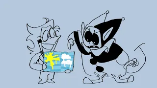 Spamton and Jevil's Artistic Skills