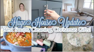 Huge House Update & Future Plans! 2 Amazing Soup Recipes, Cleaning, & Christmas Gift Sorting!