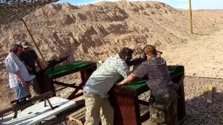 Shooting M-60 The Pig belt fed machine gun