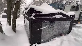 Установка памятника на могиле Василия Ланового / Новодевичье кладбище 4 декабря 2023