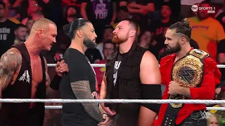 WWE 1 April 2024 Roman Reigns vs Seth Rollins vs Dean Ambrose vs Randy Orton, raw highlights,Review