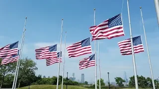 Jersey City, New Jersey - Flag Plaza at Liberty State Park (2020)