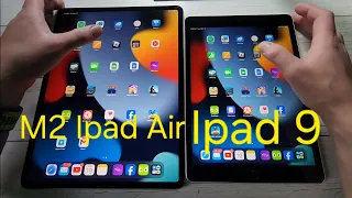 M2 iPad Air Vs iPad 9 Speed Test Comparison